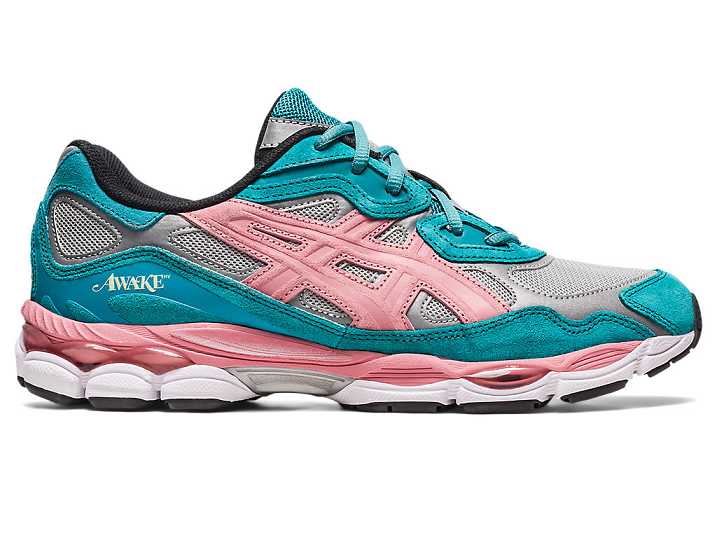 Asics AWAKE NY X GEL-NYC Sneakers Herr Silver Gröna Blå | Sverige-6294071