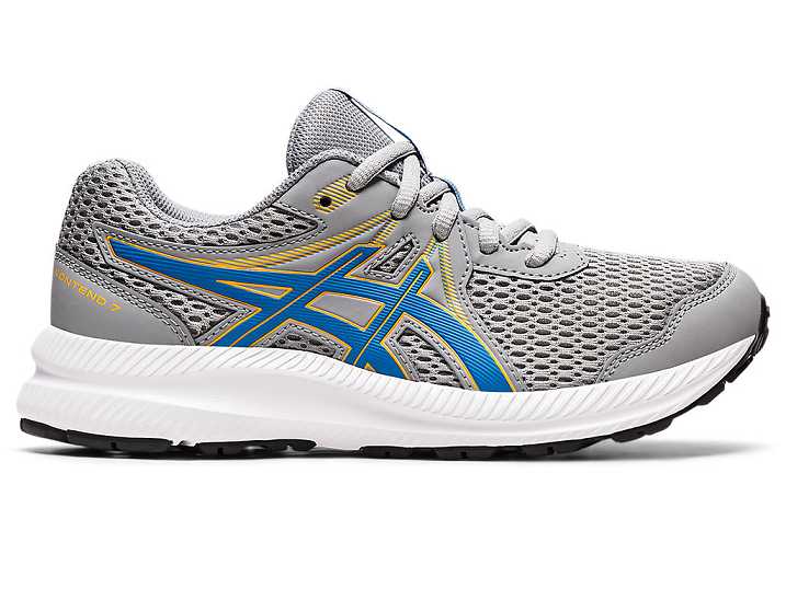 Asics CONTEND 7 Löparskor Barn Grå Blå | Sverige-7392014