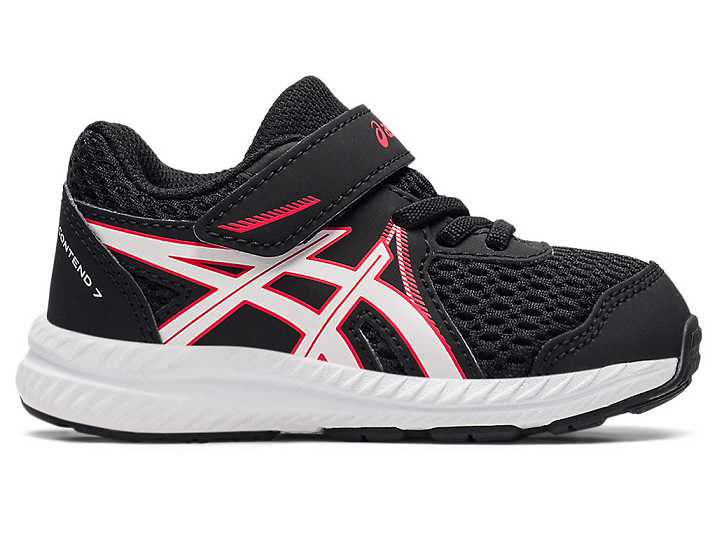 Asics CONTEND 7 Löparskor Barn Svarta Röda | Sverige-6471983
