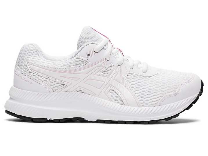 Asics CONTEND 7 Löparskor Barn Vita Rosa | Sverige-6018372