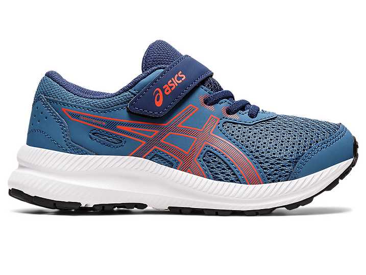 Asics CONTEND 8 Löparskor Barn Azurblå Rosa | Sverige-9174683