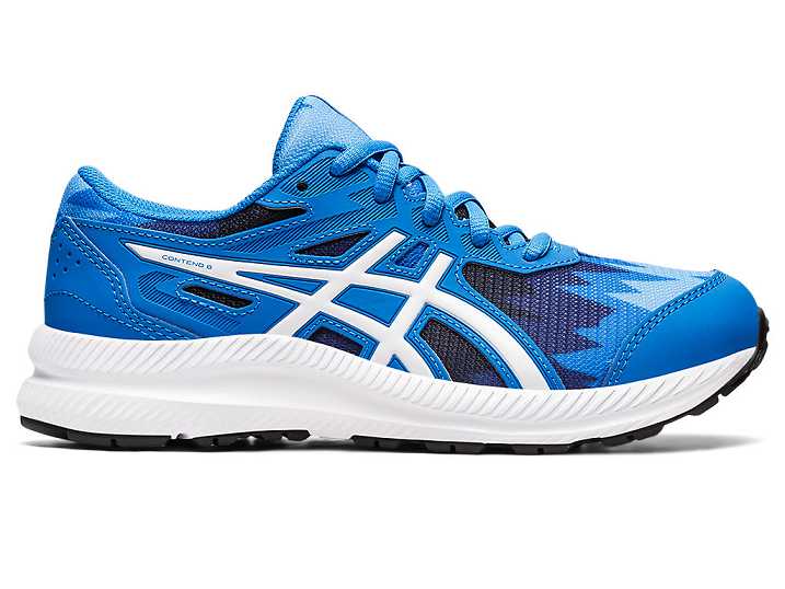 Asics CONTEND 8 Löparskor Barn Blå Vita | Sverige-6104928
