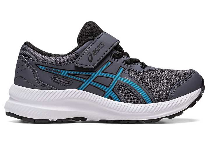 Asics CONTEND 8 Löparskor Barn Grå Blå | Sverige-0196543