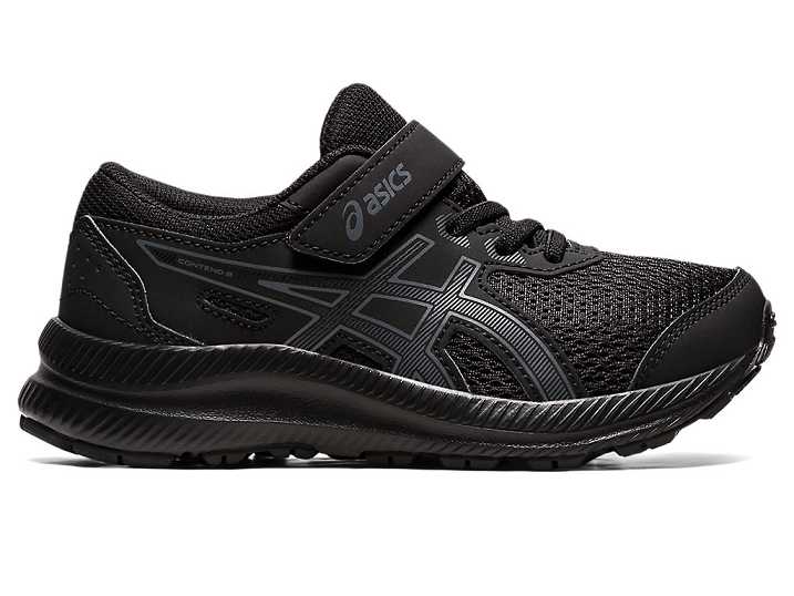 Asics CONTEND 8 Löparskor Barn Svarta Grå | Sverige-4751036