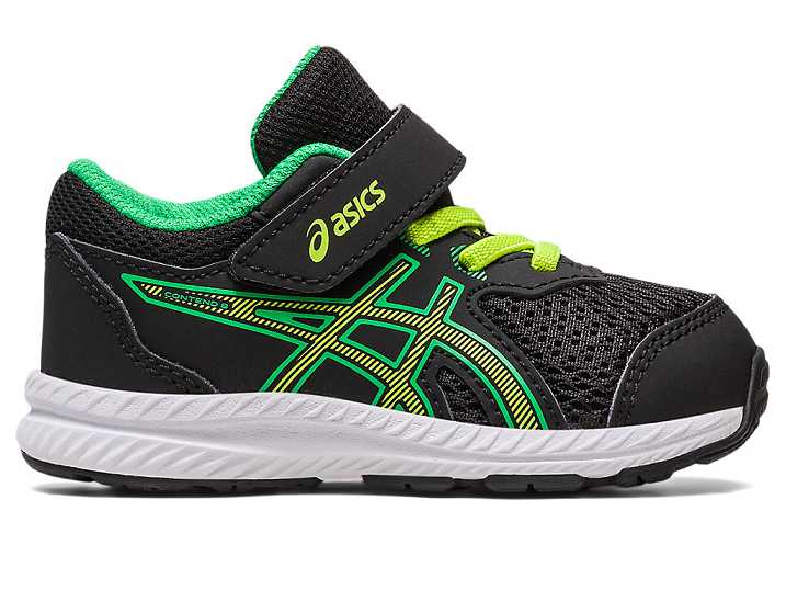 Asics CONTEND 8 Löparskor Barn Svarta Ljusgröna | Sverige-2081693