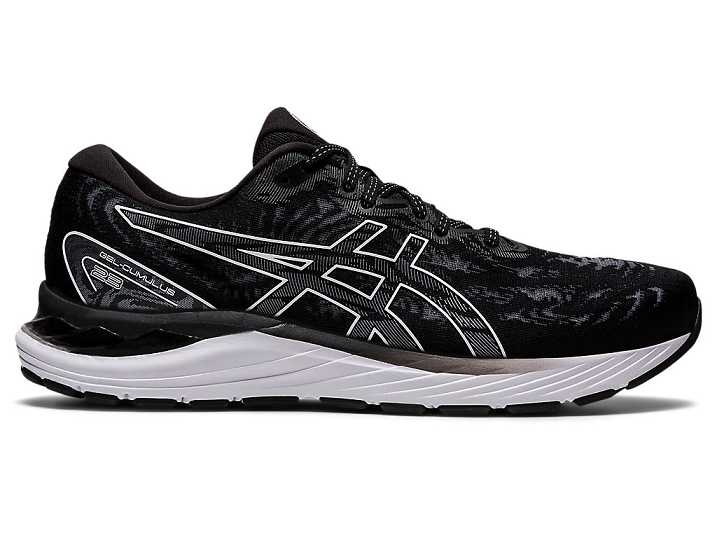 Asics GEL-CUMULUS 23 WIDE Löparskor Dam Svarta Vita | Sverige-6381704