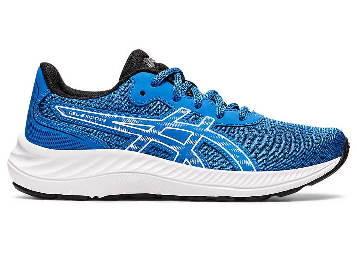 Asics GEL-EXCITE 9 Löparskor Barn Blå Vita | Sverige-2053846