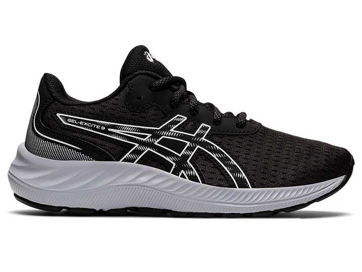 Asics GEL-EXCITE 9 Löparskor Barn Svarta Vita | Sverige-1275630