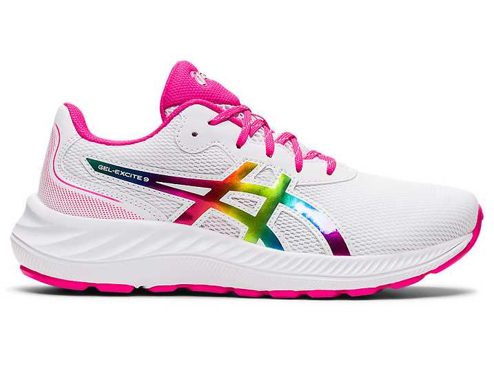 Asics GEL-EXCITE 9 Löparskor Barn Vita Rosa | Sverige-5081243