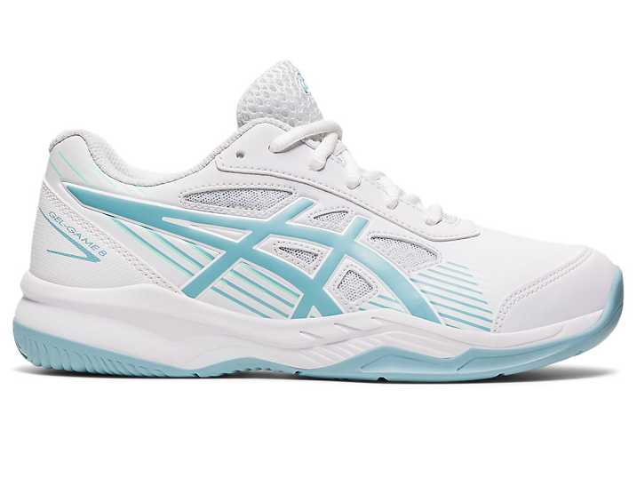 Asics GEL-GAME 8 Sneakers Barn Vita Blå | Sverige-6408235
