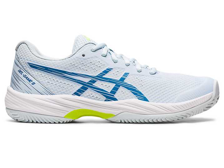 Asics GEL-GAME 9 CLAY/OC Tennisskor Dam Grädde Blå | Sverige-2963084