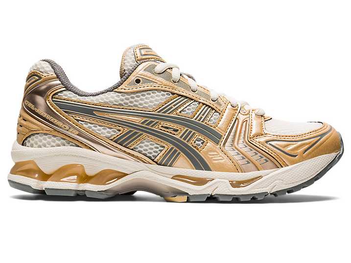 Asics GEL-KAYANO 14 Sneakers Dam Grädde Grå | Sverige-4287510