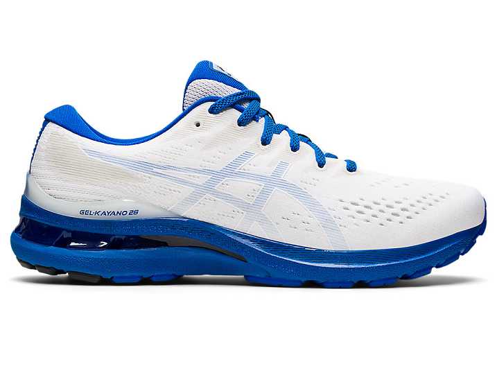 Asics GEL-KAYANO 28 Löparskor Herr Vita Blå | Sverige-2461805