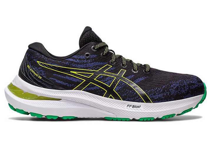 Asics GEL-KAYANO 29 Löparskor Barn Svarta Ljusgröna | Sverige-4178302