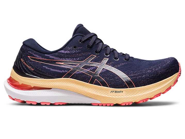 Asics GEL-KAYANO 29 WIDE Löparskor Dam Marinblå | Sverige-1408362