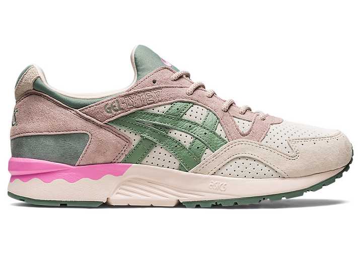 Asics GEL-LYTE V SPRING IN JAPAN Sneakers Dam Grädde Grå | Sverige-8679235
