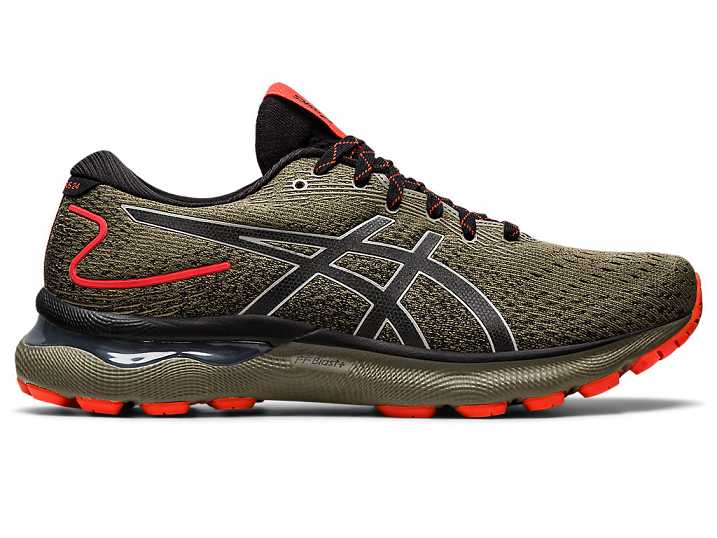 Asics GEL-NIMBUS 24 TR Löparskor Herr Svarta Olivgröna | Sverige-0451279