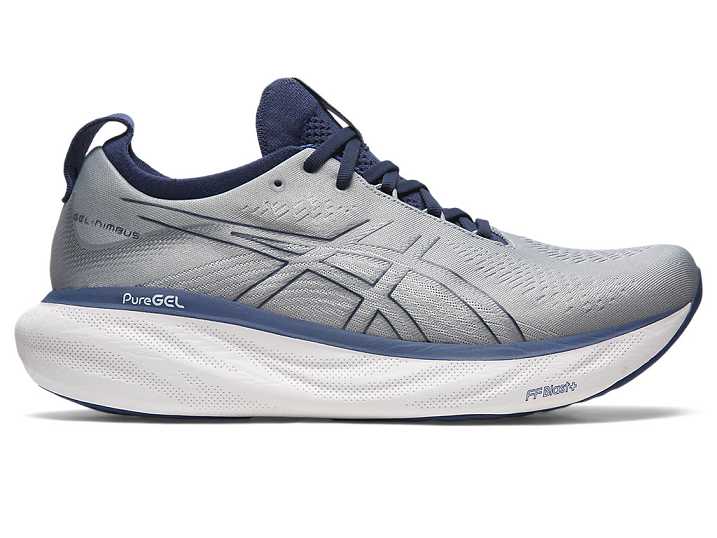 Asics GEL-NIMBUS 25 WIDE Löparskor Herr Grå Blå | Sverige-4087135