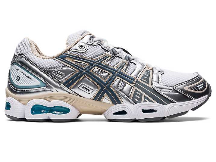 Asics GEL-NIMBUS 9 Sneakers Dam Vita Grå | Sverige-7095341