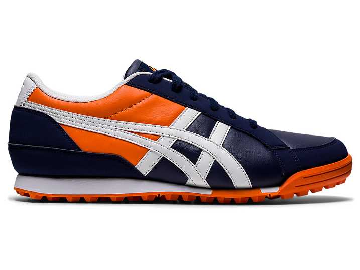 Asics GEL-PRESHOT CLASSIC 3 Golfskor Dam Marinblå Vita | Sverige-2405167