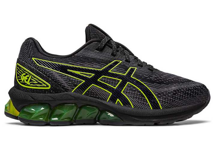 Asics GEL-QUANTUM 180 VII Sneakers Barn Svarta Ljusgröna | Sverige-3074261