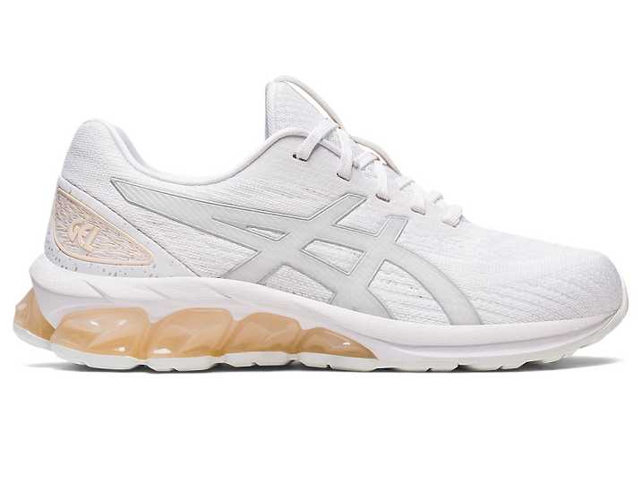 Asics GEL-QUANTUM 180 VII Sneakers Dam Vita Grå | Sverige-0276985