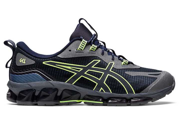 Asics GEL-QUANTUM 360 VII Sneakers Herr Marinblå Ljusgröna | Sverige-8453972