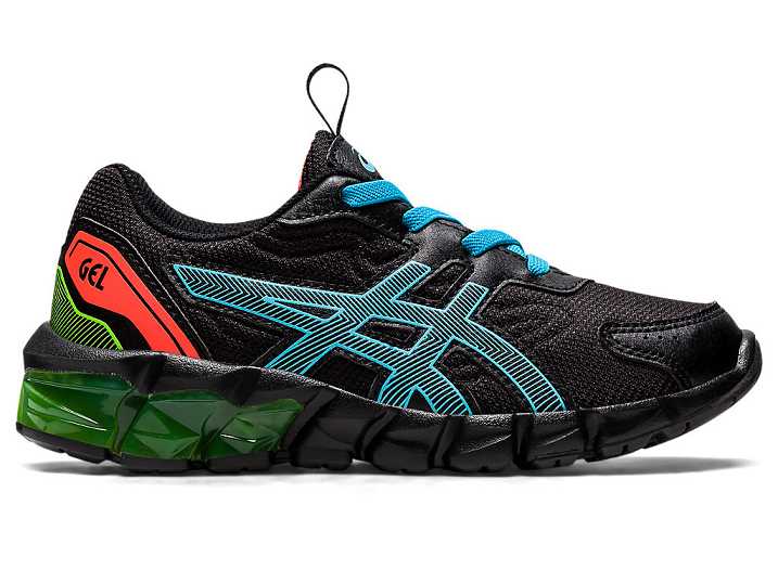 Asics GEL-QUANTUM 90 3 Sneakers Barn Svarta Ljusturkos | Sverige-8695174