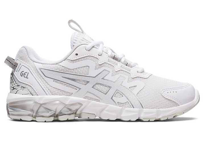 Asics GEL-QUANTUM 90 Sneakers Dam Vita Silver | Sverige-2674098