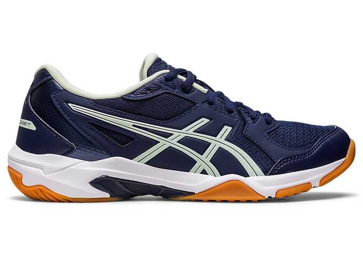 Asics GEL-ROCKET 10 Volleybollskor Dam Marinblå Gröna | Sverige-2941835