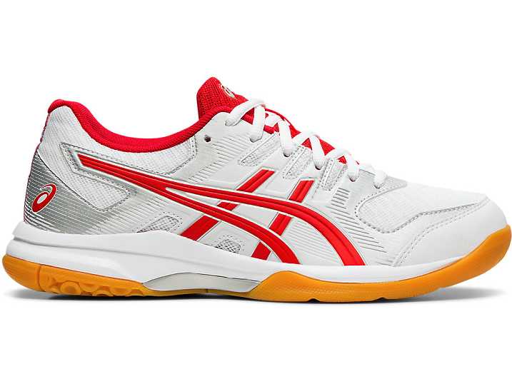 Asics GEL-ROCKET 9 Volleybollskor Dam Vita Röda | Sverige-0317984