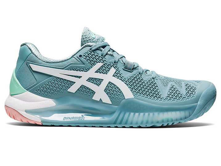 Asics GEL-Resolution 8 Tennisskor Dam Blå Vita | Sverige-1532496