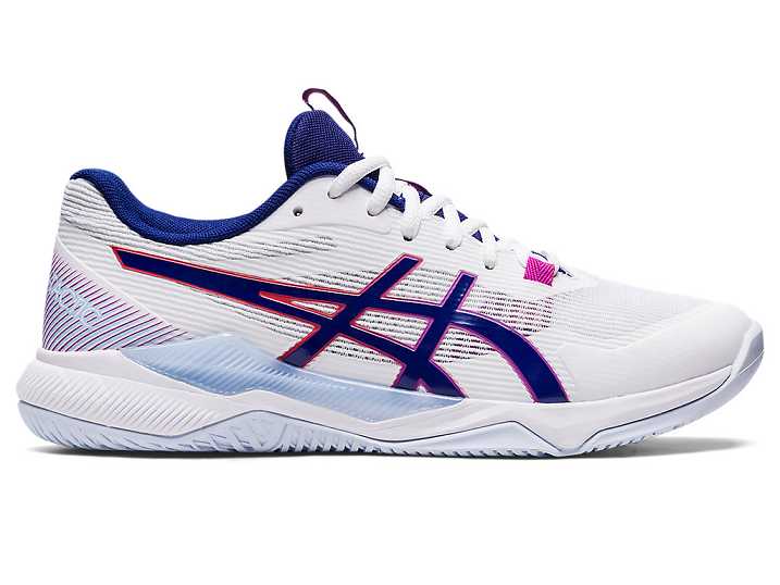 Asics GEL-TACTIC Volleybollskor Dam Vita Blå | Sverige-7213804