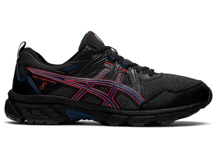 Asics GEL-VENTURE 8 Trail löparskor Herr Svarta Röda | Sverige-4298603