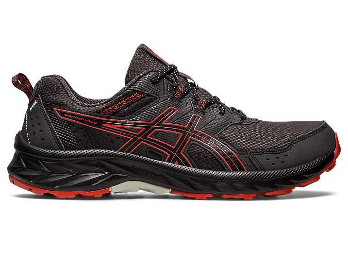 Asics GEL-VENTURE 9 EXTRA WIDE Trail löparskor Herr Mörkgrå Bruna | Sverige-2956387