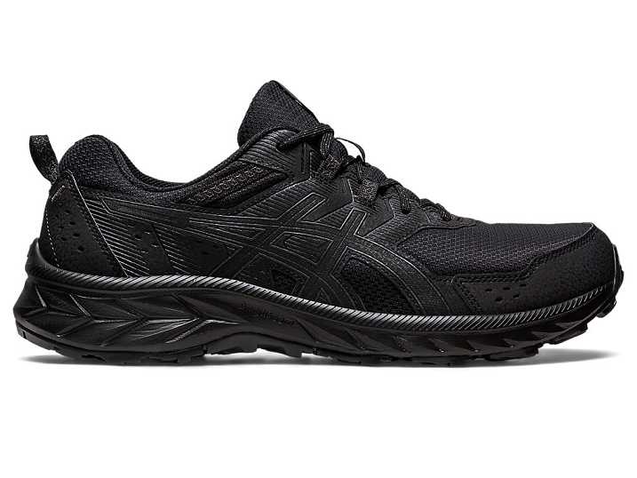 Asics GEL-VENTURE 9 EXTRA WIDE Trail löparskor Herr Svarta | Sverige-7302915