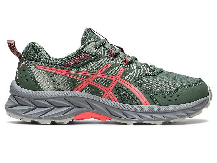 Asics GEL-VENTURE 9 Löparskor Barn Mörkgröna | Sverige-6352187