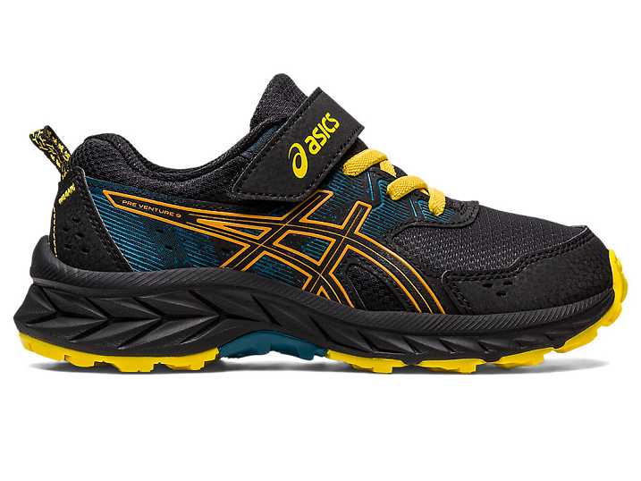 Asics GEL-VENTURE 9 Löparskor Barn Svarta Beige | Sverige-8243617