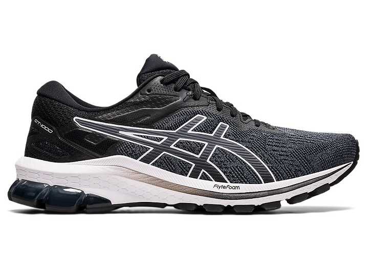 Asics GT-1000 10 WIDE Promenadskor Dam Svarta Vita | Sverige-0628751