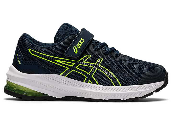 Asics GT-1000 11 Löparskor Barn Blå Gröna | Sverige-5863094