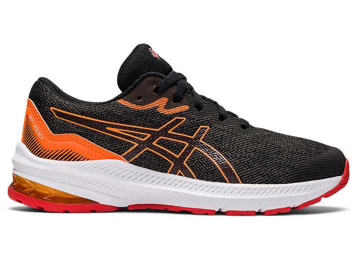 Asics GT-1000 11 Löparskor Barn Mörkgrå Röda | Sverige-6920715
