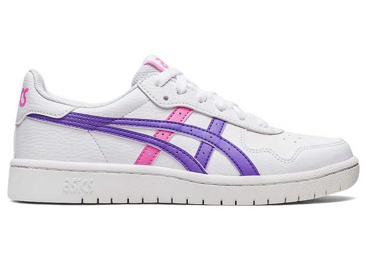Asics JAPAN S Sneakers Barn Vita Lila | Sverige-0763914