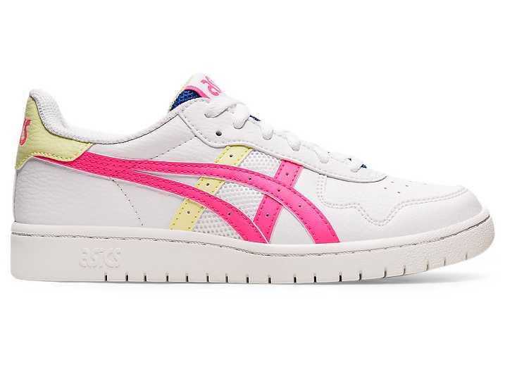Asics JAPAN S Sneakers Barn Vita Rosa | Sverige-9756143