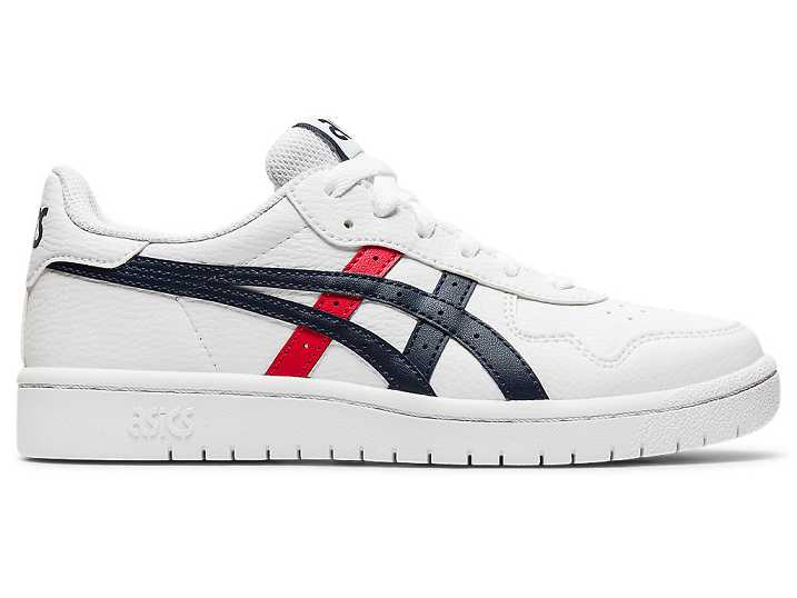 Asics JAPAN S Sneakers Barn Vita Röda | Sverige-0736185