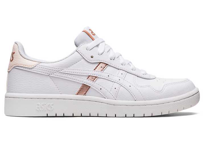 Asics JAPAN S Sneakers Dam Vita Rosa Guld | Sverige-8350612