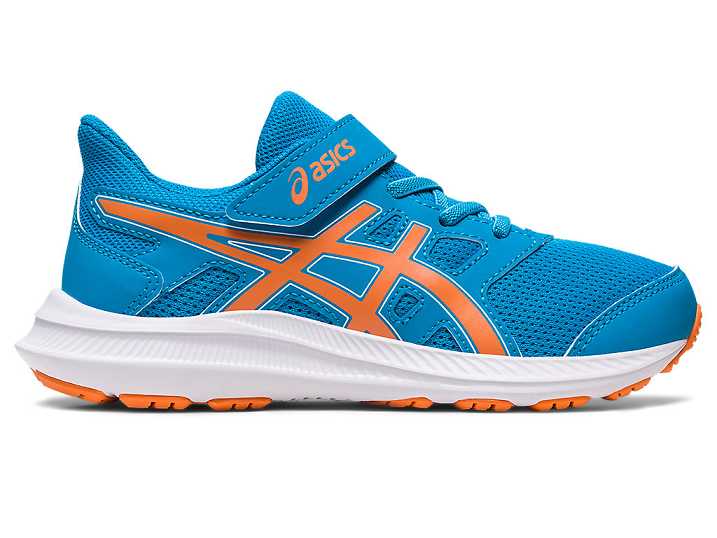 Asics JOLT 4 Löparskor Barn Blå Orange | Sverige-0827453