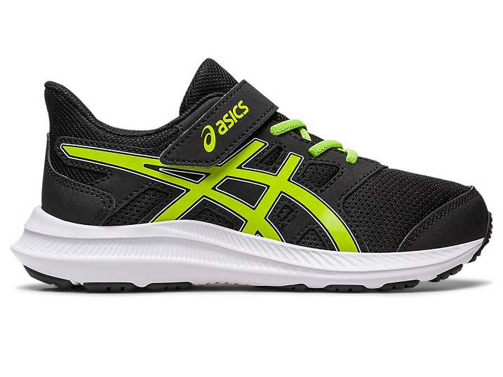 Asics JOLT 4 Löparskor Barn Svarta Ljusgröna | Sverige-8052139