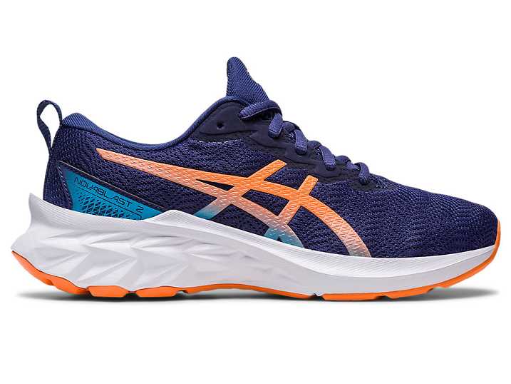 Asics NOVABLAST 2 Löparskor Barn Blå Orange | Sverige-0143825