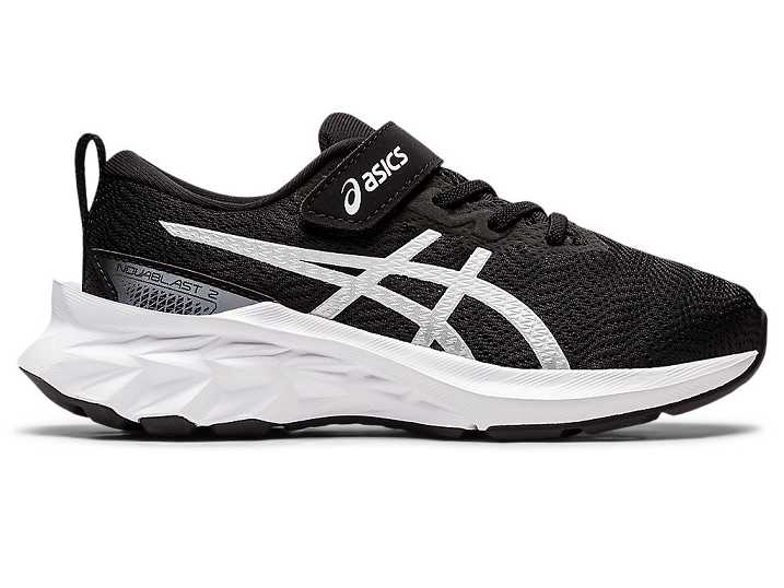 Asics NOVABLAST 2 Löparskor Barn Svarta Vita | Sverige-0648931