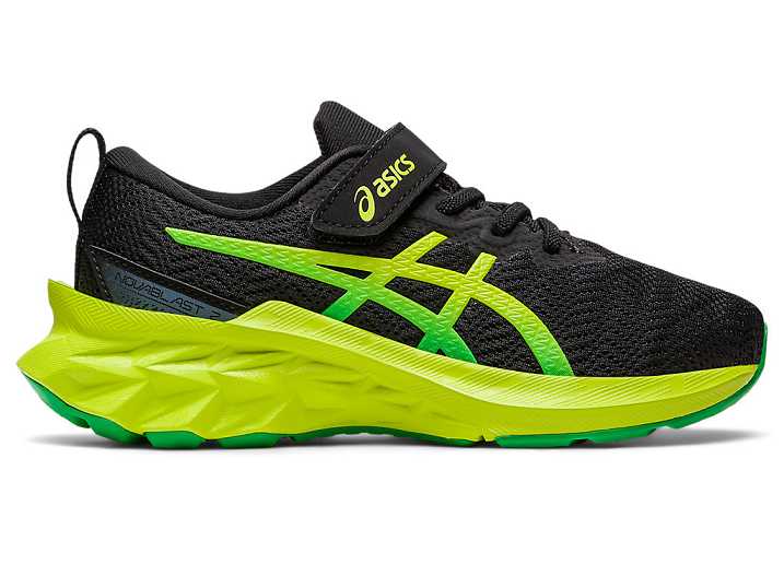 Asics NOVABLAST 2 Löparskor Barn Svarta Ljusgröna | Sverige-2387054